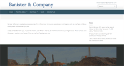 Desktop Screenshot of banisterlaw.com