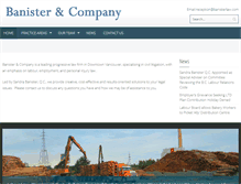Tablet Screenshot of banisterlaw.com
